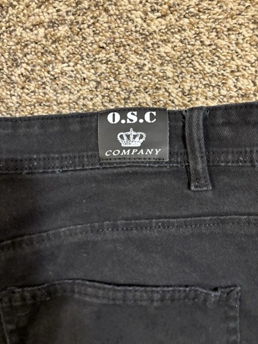 Schwarze Jeans mit geradem Bein von O.S.C. Größe: 44. BESCHÄDIGUNG/LÖCHER an Innentaschen. - Bild 6 von 22