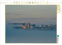 Calvendo Puzzle Luitpoldhafen Im Morgennebel 1000 Teile Puzzle Quer | 1000 Teile