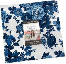 Blueprint Moda Layer Cake 100 Cotton 10-inch Precut Fabric Squares 42 pcs