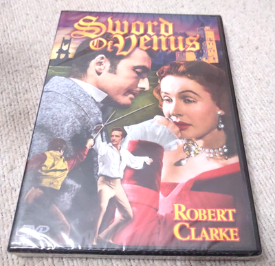 #ad Sword of Venus 1953 DVD Robert Clarke Catherine McLeod Swashbuckler New Sealed $12.50