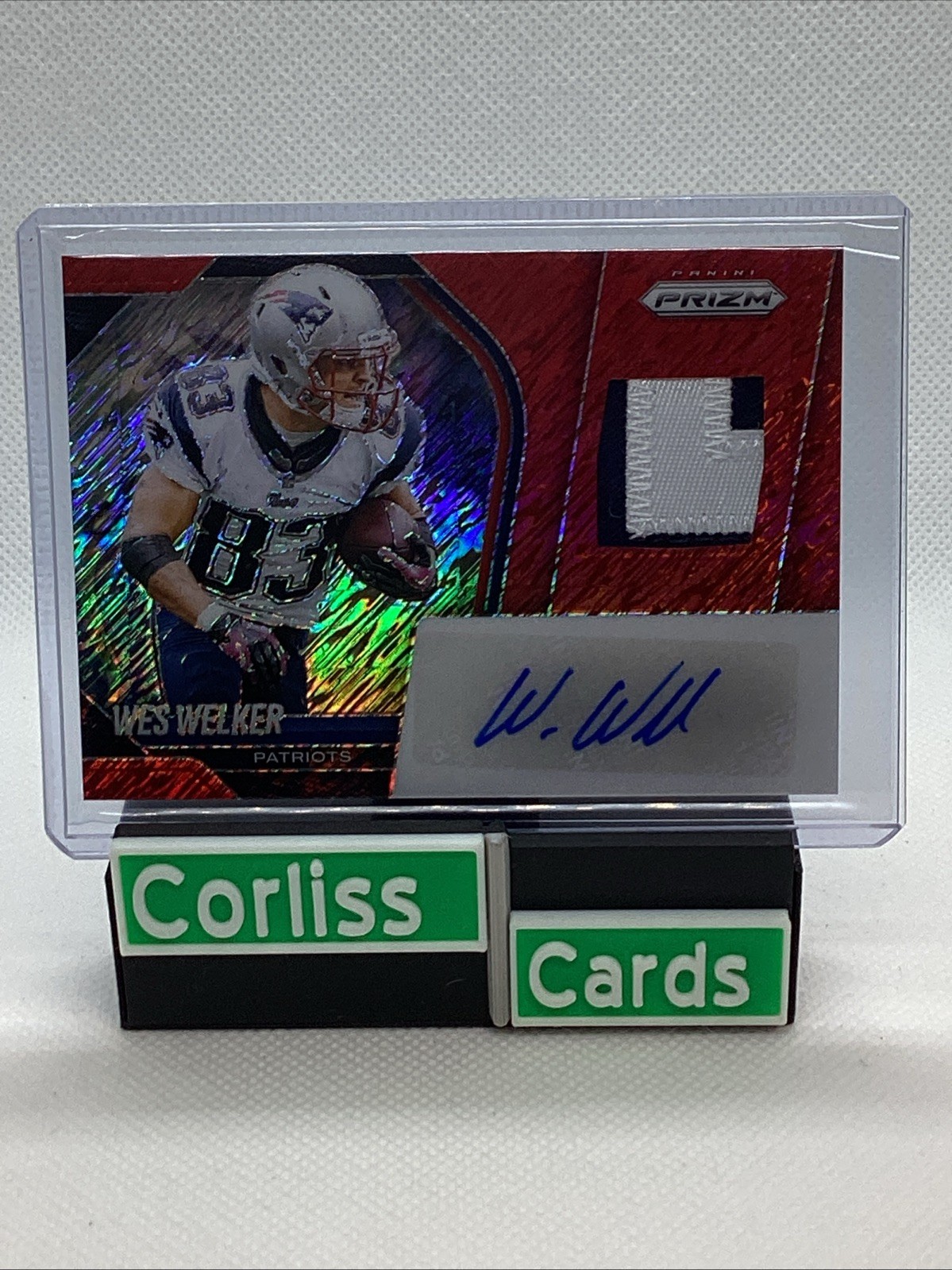 2025 Panini Prizm FOTL WES WELKER Red Shimmer Patch Auto /35 🐐🔥💎