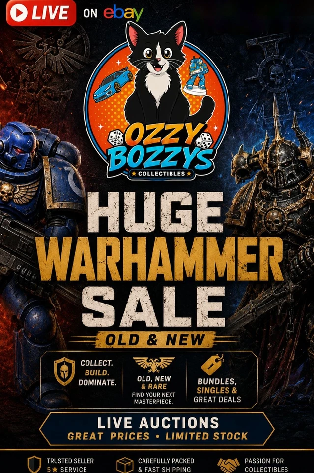 Warhammer Live, New Cards, Books, Figures, Metal Minis & More! 🔥