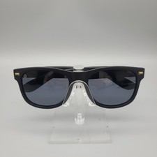 Knockaround Fort Knocks Sunglasses Matte Black Smoke Lens Gold Hardware Classic