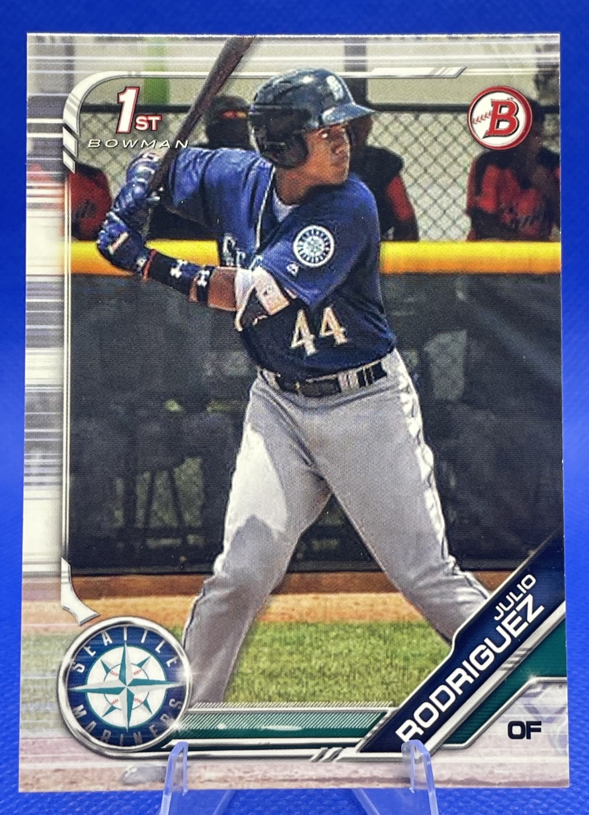 2019 Bowman Julio Rodriguez BP-33 1st Bowman Seattle Mariners Rookie RC 6