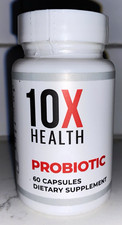 10X Health Probiotic 60 Capsules Gluten-Free Non-GMO Digestive Support