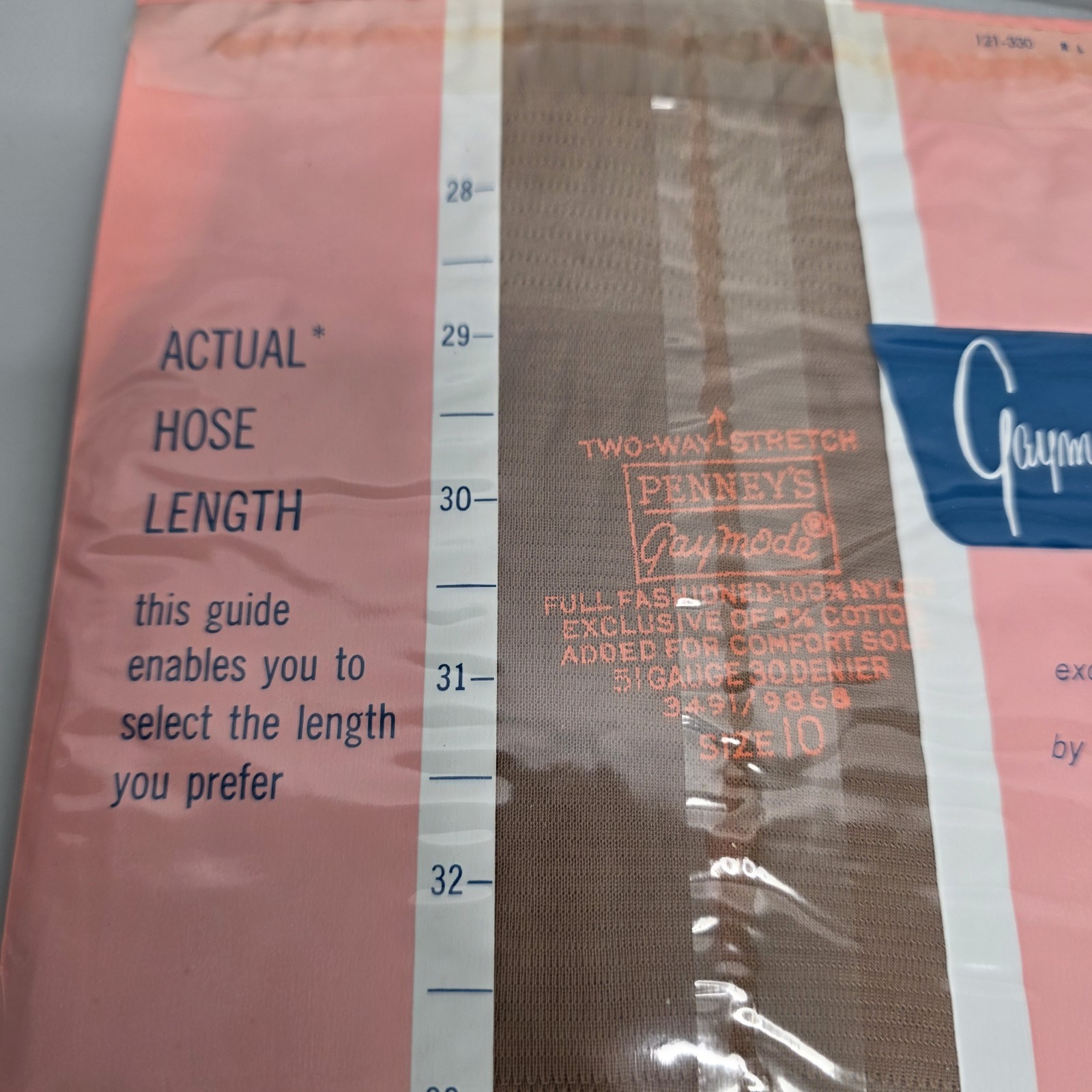 ​Vintage JCPenney Penneys GAYMODE Pantyhose Stockings NIP NWT Mardi Gras 10