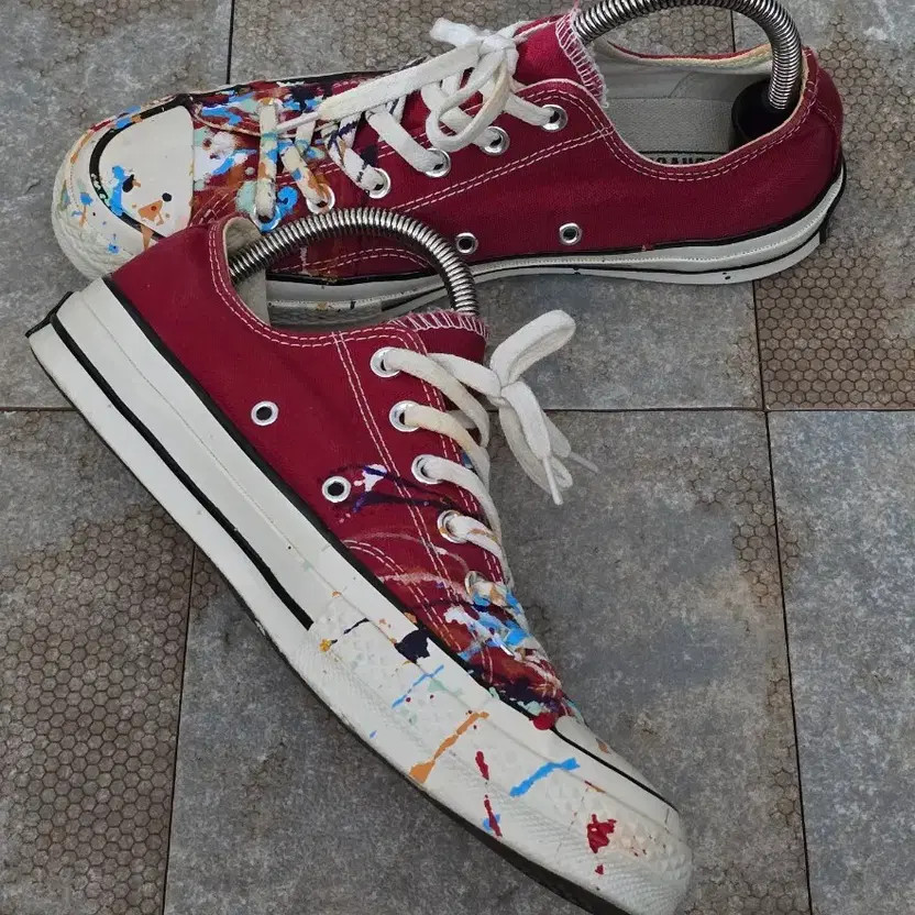 Converse Chuck Taylor All Star 70 Crimson Custom Sneakers 260 thumbnail 8