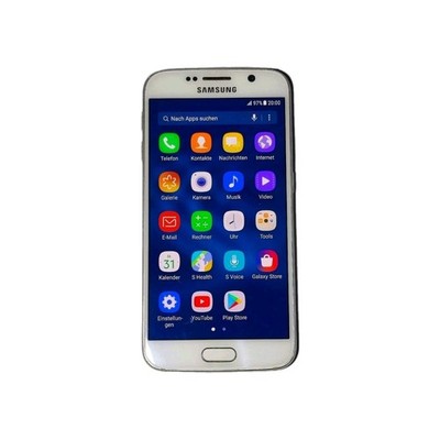 Smartphone Samsung Galaxy S6 64Gb SM-G920F Weiss TOP!  #7207