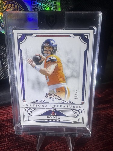 Bo Nix #28 2025 Panini National Treasures card