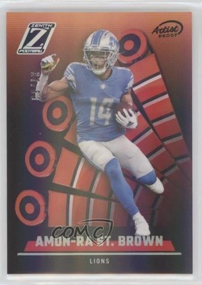 2022 Panini Zenith Artist Proof Silver 37/50 Amon-Ra St Brown #45 0q84