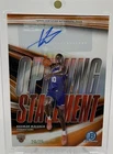 KHAMAN MALUACH 2025-26 BOWMAN CHROME OPENING STATEMENT ROOKIE AUTO ORANGE /25