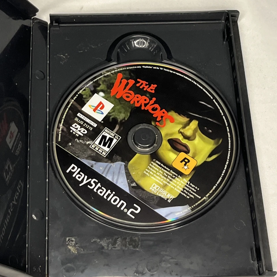 The Warriors (Sony PlayStation 2, 2005) PS2 Rental Case No Manual Tested - Image 3 of 4