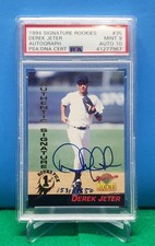 1994 Signature Rookies Derek Jeter Auto PSA 9 Card - PSA/DNA 10 GEM MINT 10 Auto