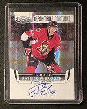 2011-12 Panini Certified - Freshman Signatures Patrick Wiercioch #171 (AU, RC)🔥