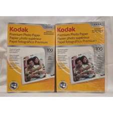 Kodak Premium Ultra Photo Paper Gloss 4"x6" 100 Sheets X 2