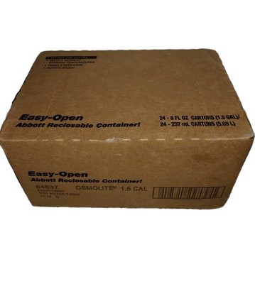Abbott Osmolite 1.5 Cal Formula Case of 24 Unflavored 8 Ounce Cartons:Fast S&H
