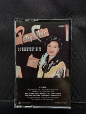 Patsy Cline 12 Greatest Hits Cassette MCA Records MCAC 12 Country Album