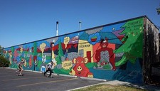 Bozeman Montana Dylan Efferson Truman Campbell 2022 Skateboarders Mural