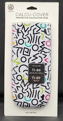 Calcu-Cover TI-84 Plus Silver & TI-89 Titanium Calculator Case - 80's Retro