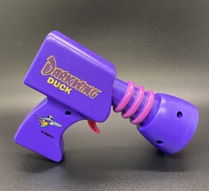Vintage Disney Darkwing Duck Bubble Gun Kelloggs Cereal 1993 WORKS!