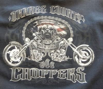 T-Shirt Orange Country Choppers blau XL - Sammler & Motorbiker