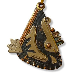 MEXICAN MIXED METALS NECKLACE VINTAGE