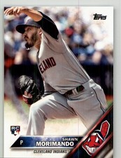 2016 Topps Update Shawn Morimando Rookie #US85 RC Cleveland Indians