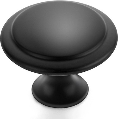 Ravinte 40 Pack Matte Black Kitchen Cabinet Knobs 1-1/4 Inch round Drawer Pulls 