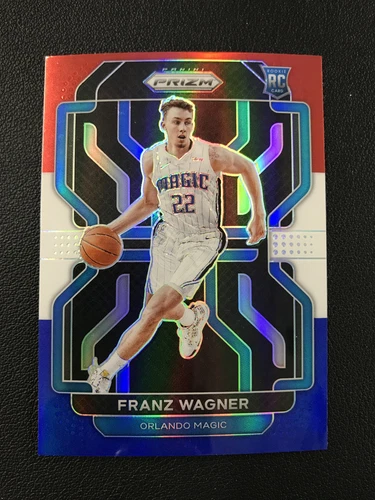 2021-22 Panini Prizm #310 Franz Wagner Orlando Rookie Red White Blue Prizm