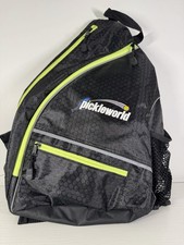 Pickleworld Pickleball Sling Bag Men Women Tennis Paddle Carry Adjustable NWOT