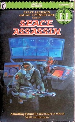 Fighting Fantasy 12 - Space Assassin - 1./1. (Green Zigzag Edition) - B/B+/B+