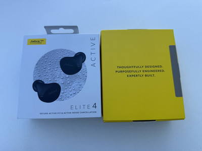 Jabra Elite 4 Active Noise Cancelling Bluetooth In-Ear Headphones - Black