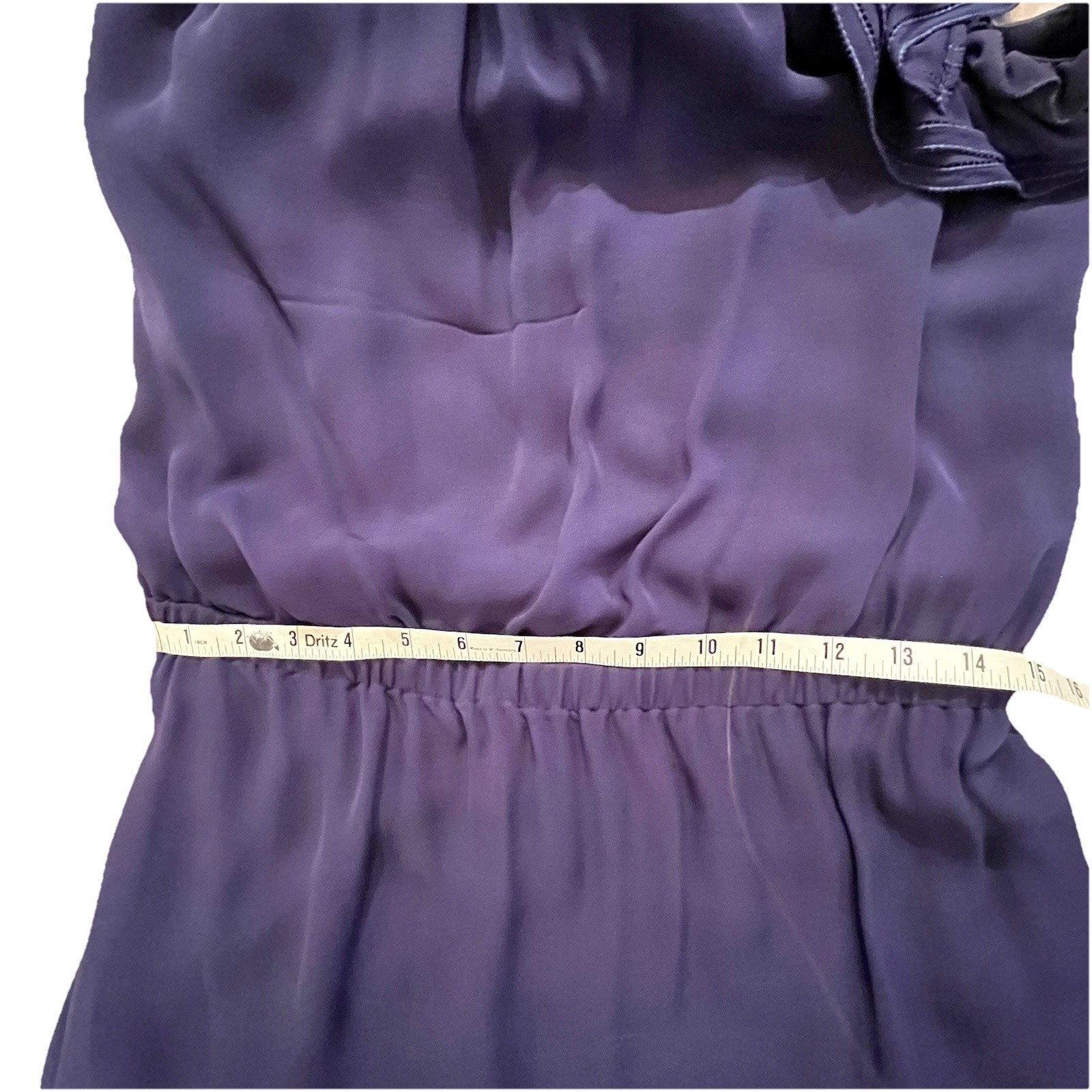 DSQUARED2 100% Silk One Shoulder Ruffled Mini Dre… - image 9