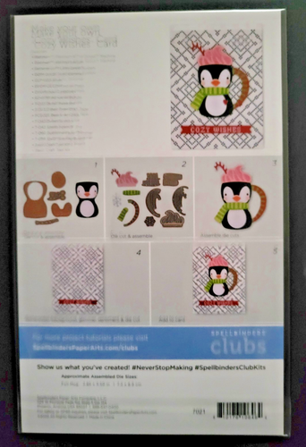 SPELLBINDERS Cocoa Greetings DOM-JUL25 Includes Ginger Sip Caboodle Excl Die - Picture 5 of 7