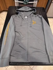 Orange Theory Fitness OTF Performance Fleece Hoodie Full Zip Sweatshirt Size L