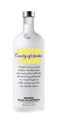 (22,09 /l) Absolut Vodka Citron Zitrone 40% 1,0l Flasche Wodka
