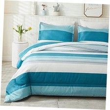 Comforter Set - 3 Pieces Turquoise Cal King Oversized California King Teal