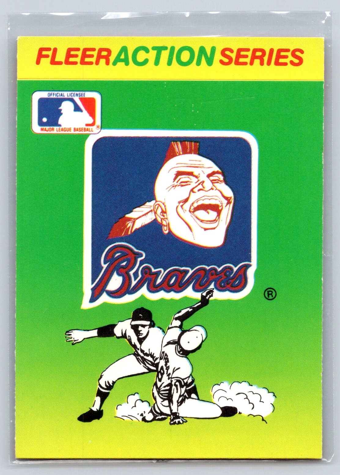 1990 Fleer #NNO Atlanta Braves Action Series Team Stickers