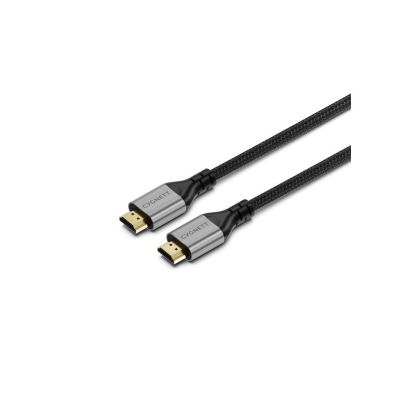 Câble HDMI 8K Cygnett de 1,5m avec débit de 48 Gbit/s pour flux Ultra HD 60Hz
