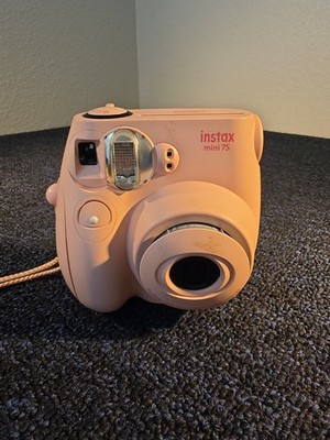 TESTED WORKS GREAT Fujifilm Instax Mini 7S Instant Film Camera - Powder Pink