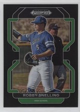 2022 Panini Prizm Draft Picks Black Prizm Robby Snelling #PDP39 1jh2
