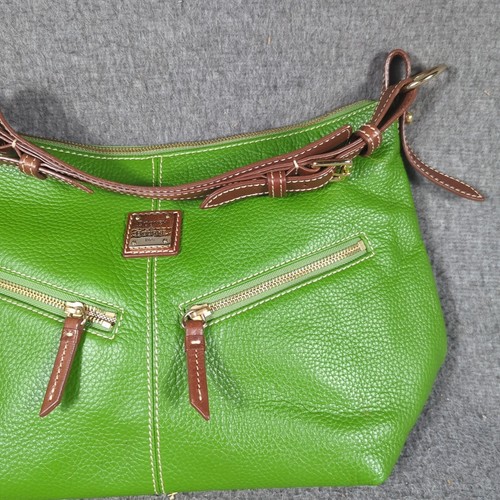 Dooney & Bourke Pebble Grain Paige Sac Green Grass RARE - Bild 6 von 12