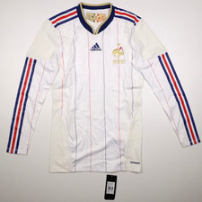 Camiseta de fútbol para hombre Adidas Techfit L/S visitante Francia 2010/11 mediana P41211