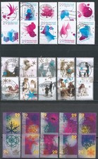 Netherlands: 3 complete sets Christmas stamps 2004, 2005 & 2006