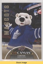 2021-22 Upper Deck Extended Series UD Canvas Mascots Carlton the Bear READ q2x