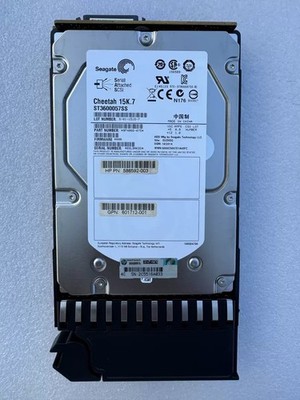 For HP/601777-001 600G SAS 15K 3.5 MSA2040 P2000 G3 Storage Hard Drive