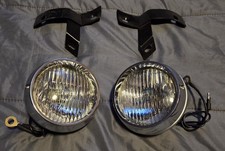 1970 Cuda Driving Light Assemblies Road Lamps 70-71 Mopar Fog Lamps