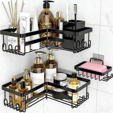 Corner Shower Caddy, 3 Pack Adhesive Shower Organizers, Rustproof Stainless S...