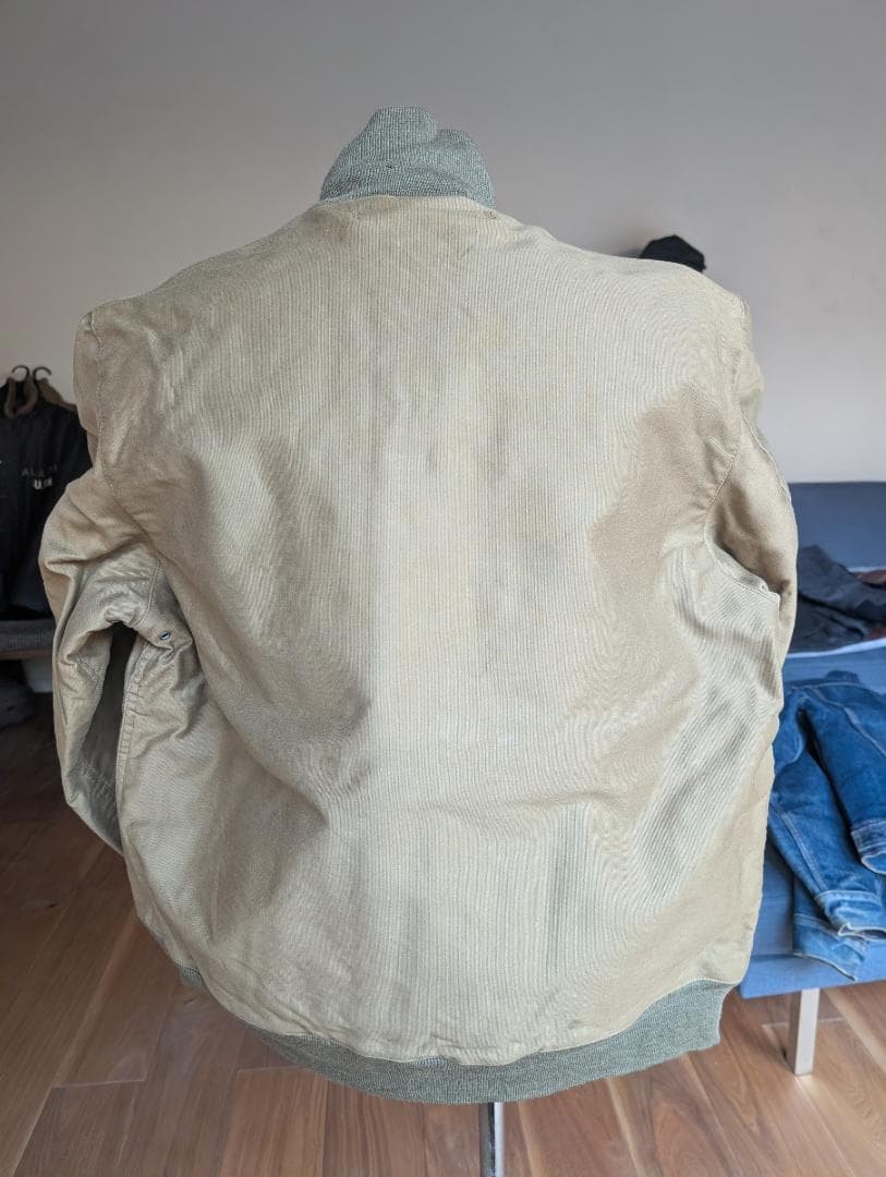 Buzz Rickson'S Deck Hook Jacket Khaki - image 3