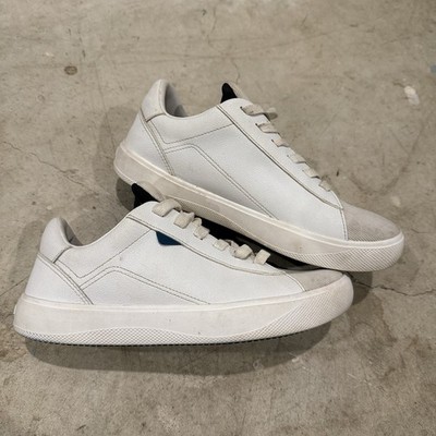 Vessi Soho Womens White Vegan Leather Sneaker Size 8 Waterproof Casual Comfort